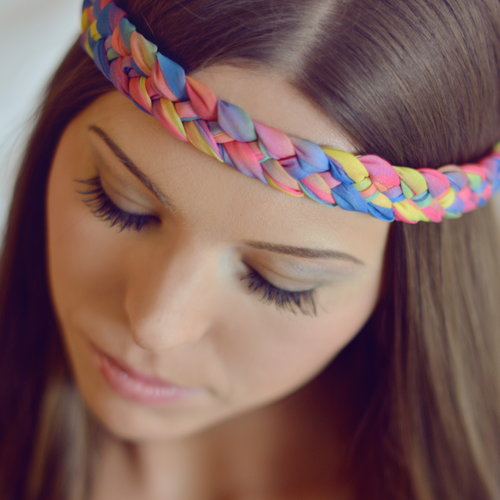 Colourful Braided Headband
